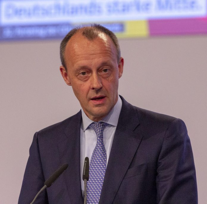 Friedrich Merz en el congreso federal del CDU en Leipzig el 22 de noviembre de 2019. Fuente: Wikimedia, foto: Olaf Kosinsky, obra propia, CC BY-SA 3.0