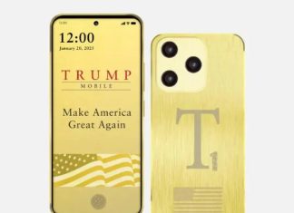 T de teléfono y Trump: el «Trump Mobile» se presentó en Nueva York