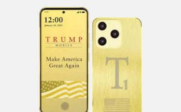 T de teléfono y Trump: el «Trump Mobile» se presentó en Nueva York