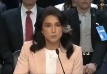 Comentario: Dicho está: «Irán no está fabricando armas nucleares» (Tulsi Gabbard)