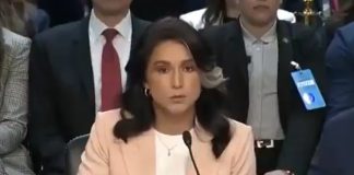 Comentario: Dicho está: «Irán no está fabricando armas nucleares» (Tulsi Gabbard)
