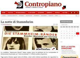 La noche de Stammheim